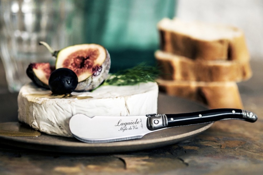 Nože na sýr Premium 3ks černá rukojeť, Laguiole