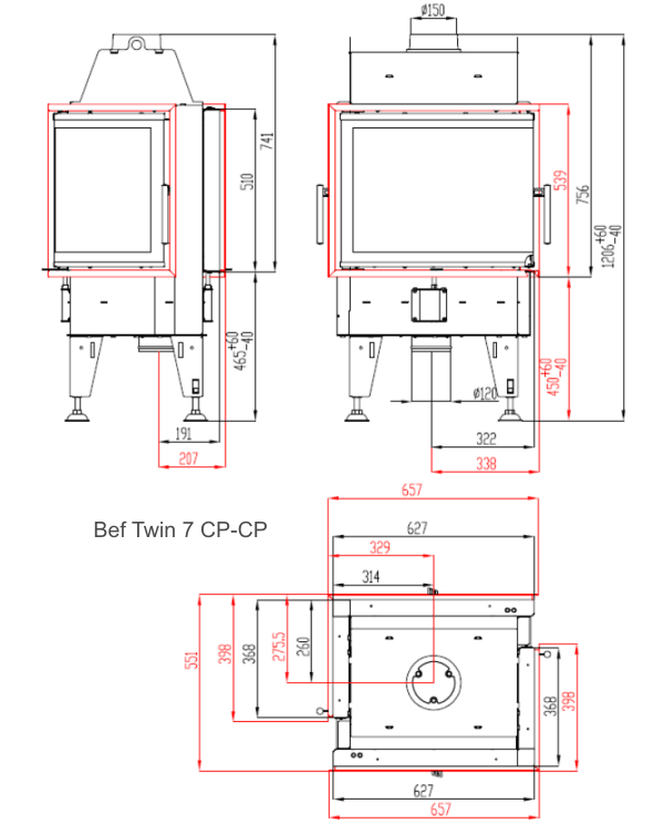 BeF Twin 7 CL-CL/CP-CP, BeF Home